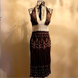 Venus brown medium sun dress.